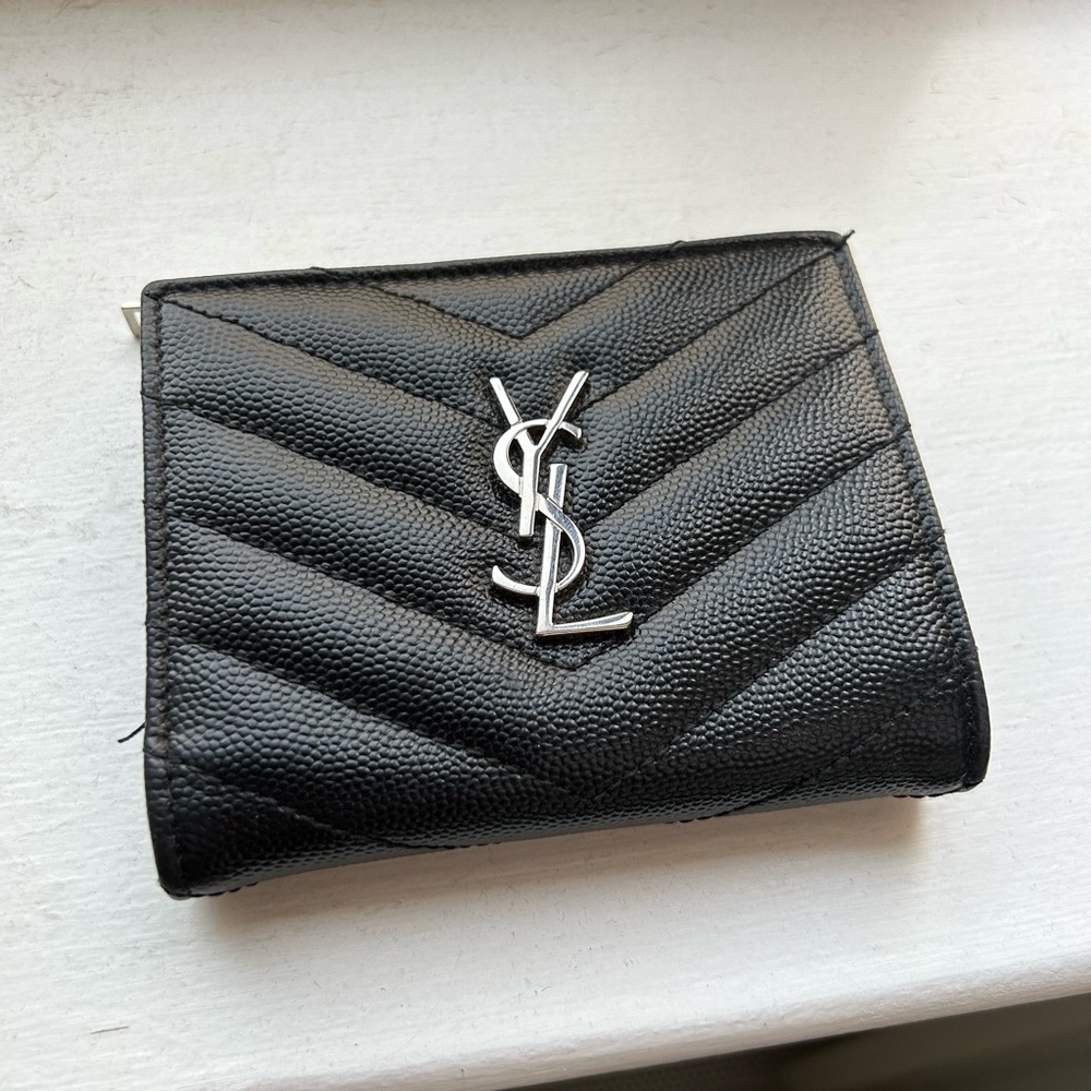 YSL bi fold wallet